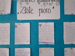 Rok szkolny 2025-2026 - 138 - Rozstrzygniecie konkursu kaligraficznego Zlte Piorko